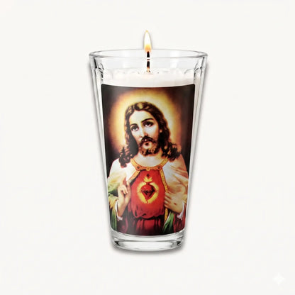 Veladoras Vaso Limonero Imagen Cromo