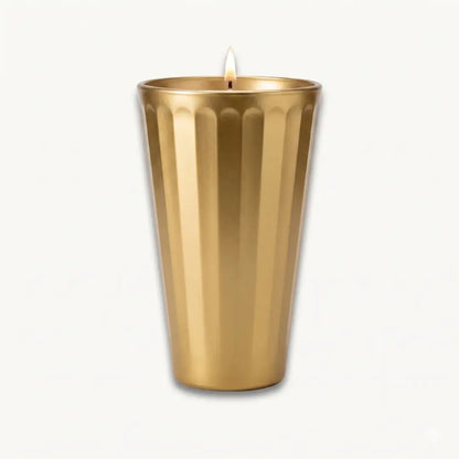Veladora Vaso Limonero Pintado Metálico