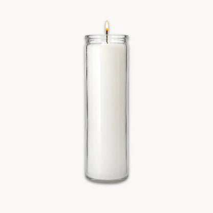 VELADORA 440 BLANCA LISA