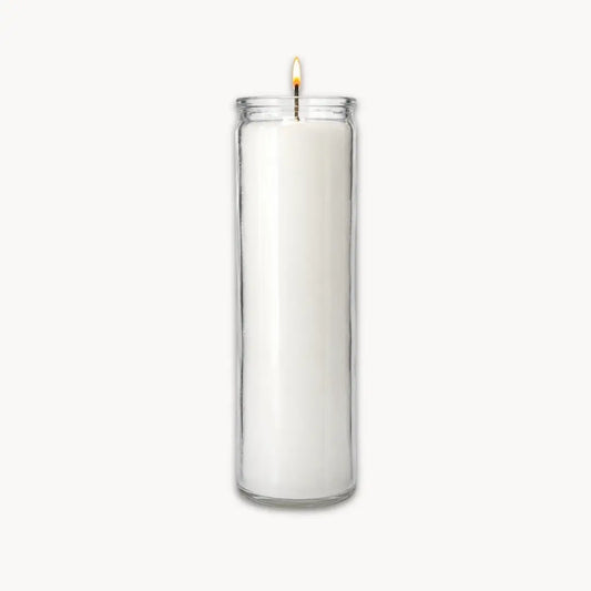 VELADORA 441 BLANCA LISA