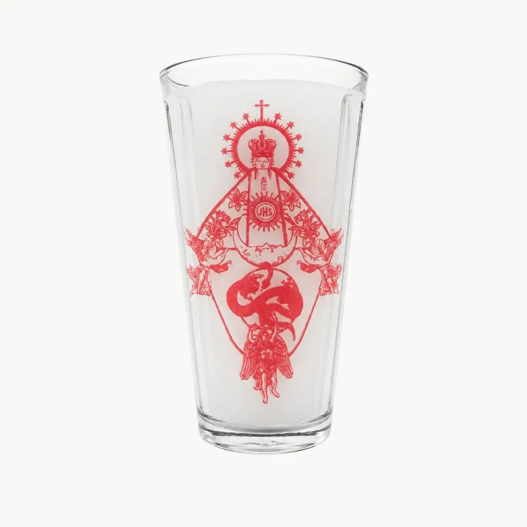 Veladora Vaso Limonero Imagen Serigrafía